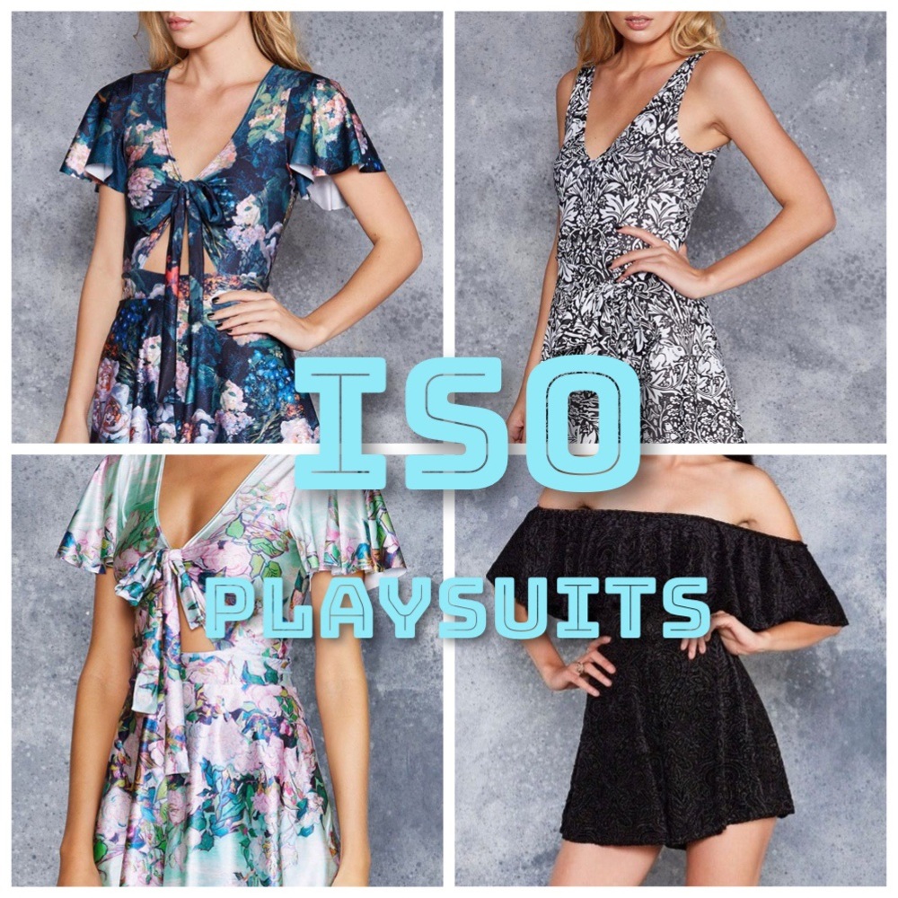 ISO: Blackmilk Playsuits